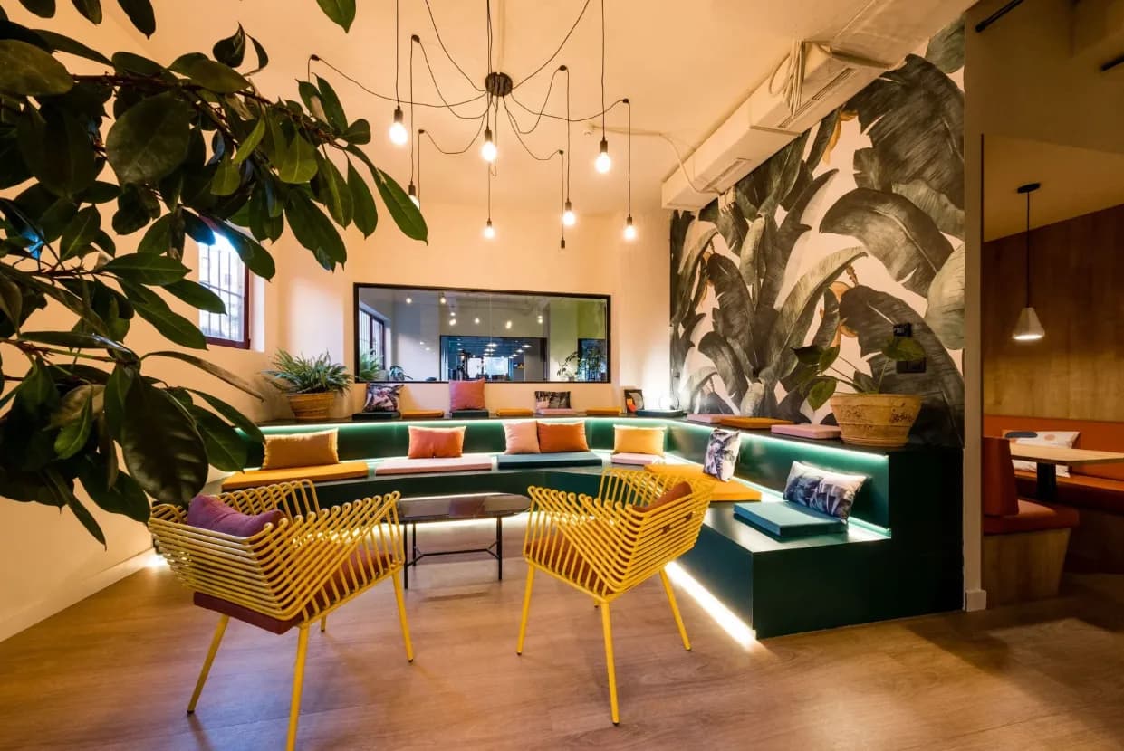 Zone commune coworking Madrid | Officionados