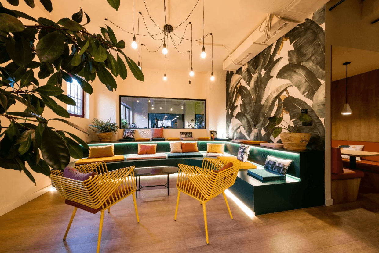 Coworking common area Madrid | Officionados