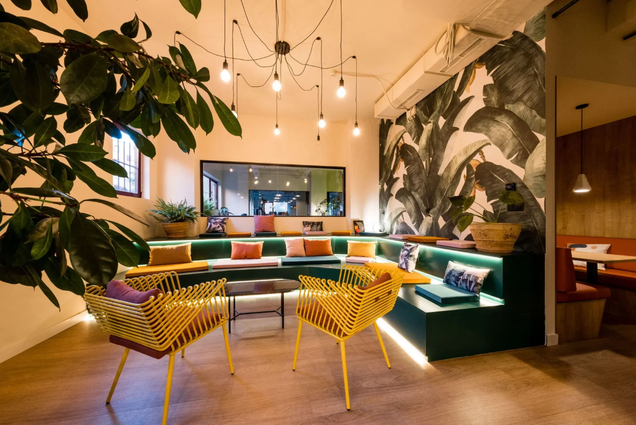 Coworking common area Madrid | Officionados