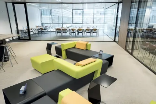 Meeting room in Barcelona Bright and modern coworking area in Barcelona Poblenou