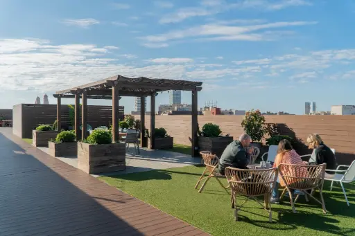 22@ coworking terrace barcelona bogatell coworking with terrace bogatell