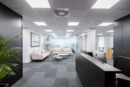 Espace professionnel avec accueil à Barcelone