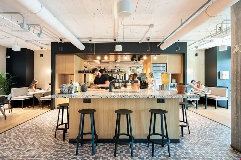 coworking with free bar madrid castellana