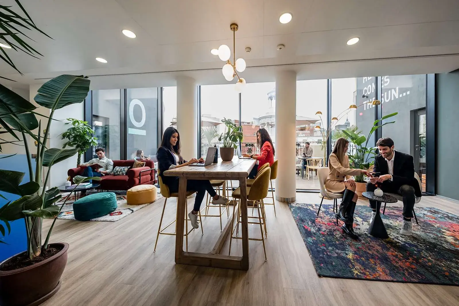 coworking terrace madrid cibeles