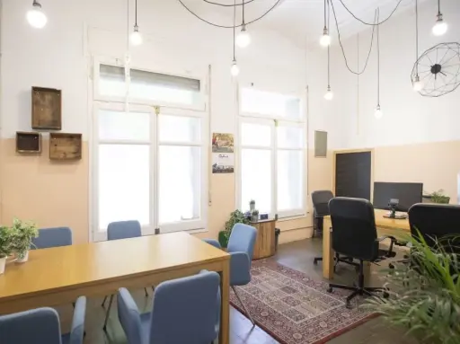private office in a coworking space barcelona gracia