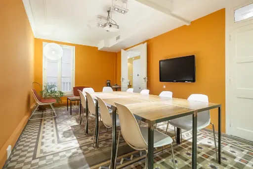 Salle de réunion dans un coworking à Rambla de Catalunya