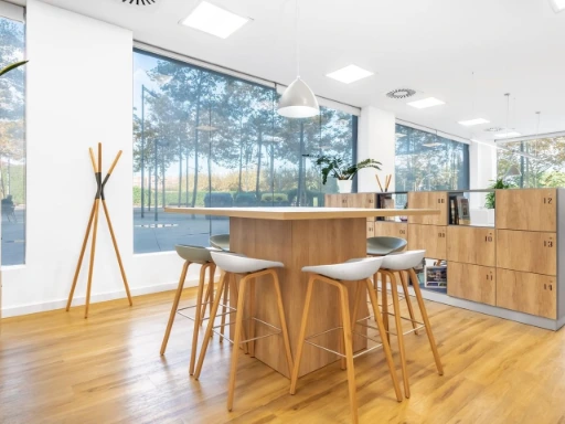 Interior office room with ventilation