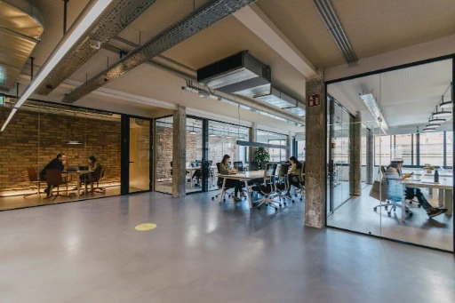 Business center with multilingual reception